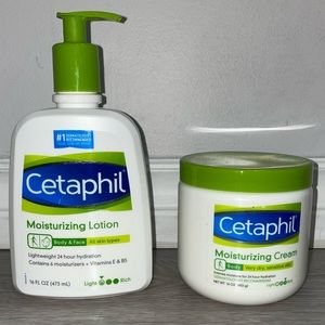 Brand new Cetaphil Moisturizing Lotion and Moisturizing Cream 2 pacK
